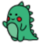 Just Me and Some dinos logo