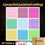 Upcycled painted wall siding logo