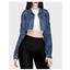 Crop Denim Jacket and Tank logo