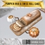pumpkin mug & swiss roll cake set logo