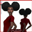 FatalRoseCreations Giant Afro Puffs logo