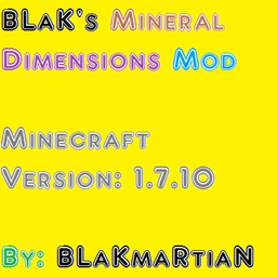 BLaK's Mineral Dimensions Mod logo