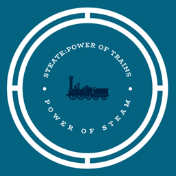 Steate:The Power of Steam Trains logo