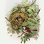 In the nest logo