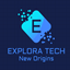 Explora Tech - New Origins logo