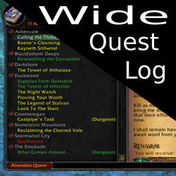 Wide Quest Log (Fixed) project image