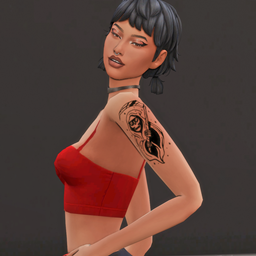 Rando left arm tats~ logo