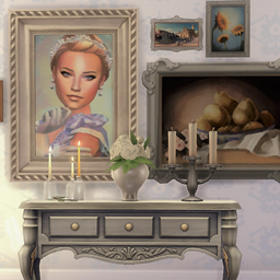 Oil Paintings & Portraits (oil on canvas) logo