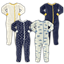 Infant Blue Fox Footie Pajamas logo