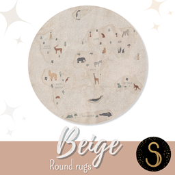 Sims4Luxury - Nursery - Beige round rugs