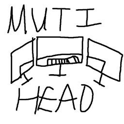 Multihead project image