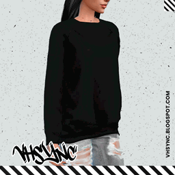 [VHSync] Oversized sweater for women logo