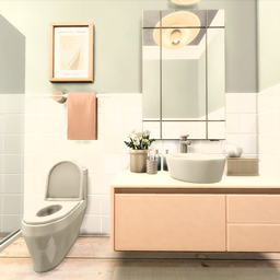 Pink Loft - Bathroom