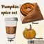 Pumpkin spice set logo