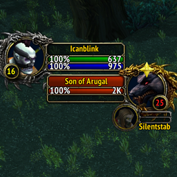 UnitText - Show HP and mana on target logo
