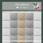 embossed wave wall tile logo