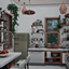 Bright kitchen in botanical style logo