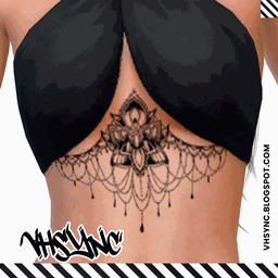 [VHSync] Underboob tattoo set logo