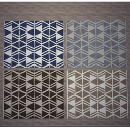 Geo Knitted Area Rug - The Sims 4 Build / Buy - CurseForge