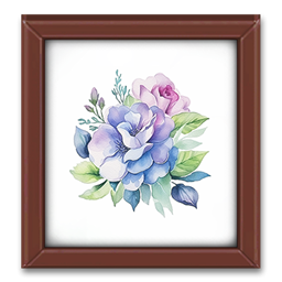 HQ Watercolor Flower Decor Frame #2 Samtuse963 logo