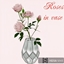 Pink roses in vase logo