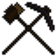 Minecolonies: Hammer & Pickaxe logo