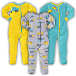 Infant Ready to Roll Footie Pajamas logo