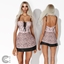 Lace Up Corset Mini Dress logo