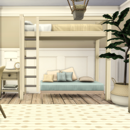 Coastal Minimalist Kids Room
