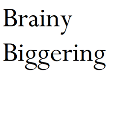 BrainyBiggering project image