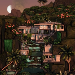 Minimalistic cliff house