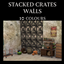 Stacked Crates Walls