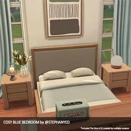 Cosy Blue Bedroom