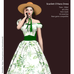 [simna] Scarlett O'hara dress logo