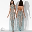 Sequin Transparent Gown logo