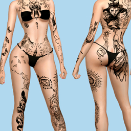 Tattoos Valkiria body More Colors project image