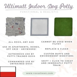 Ultimutt Indoor Dog Potty Pads by Ravasheen | POLSKIE TŁUMACZENIE