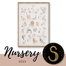 Sims4Luxury - Nursery - CamCam - Posters