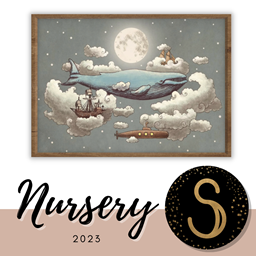 Sims4Luxury - Nursery - Ocean meet sky - Wall art