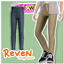 Childs Slim Tapered High Waisted Trousers logo