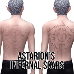 Astarion's Infernal Scars (Maxis Match) logo