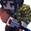 Giyu katana from anime Demon slayer logo