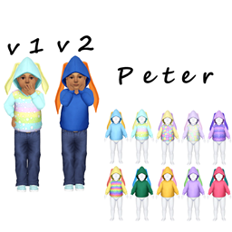 Peter Rabbit Hoodie - Files - The Sims 4 Create a Sim - CurseForge