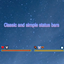 Classic and simple status bars logo
