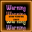 Warning Neon Light logo