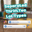 Separated ThrifTea Lot Types