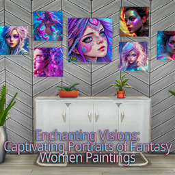 Enchanting Visions: Captivating Portraits of Fantasy Women Paintings