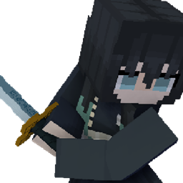 Muichiro katana from anime Demon slayer logo