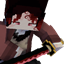 Yoriichi katana from anime Demon slayer logo