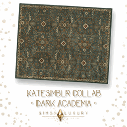 Sims4Luxury - Dark Academia - Rugs